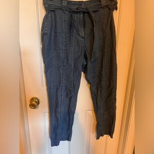 NWT Talbots Chambray Denim Ankle Crop. Size 12 Petite